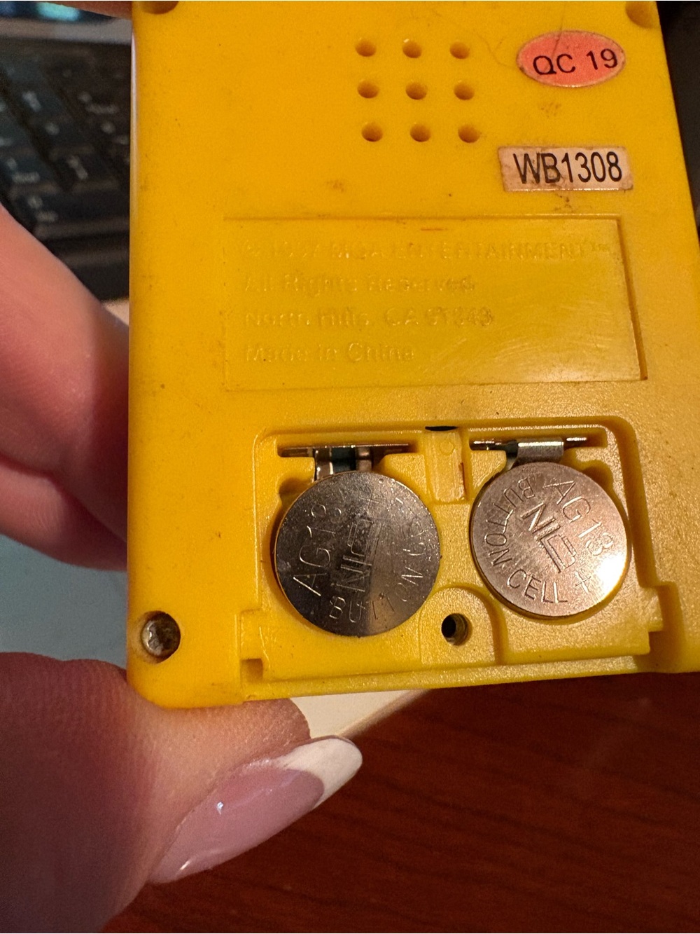 Missile Command Handheld Game - Yellow with Red Controls - Picture 5 of 5